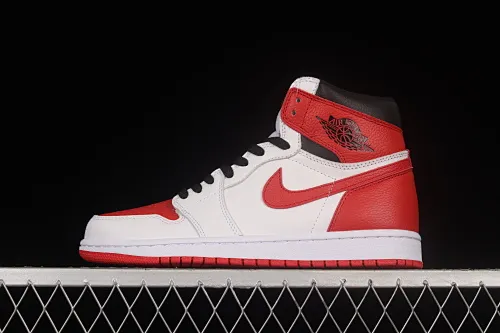 All categories Air Jordan Jordan series basketball shoes Air Jordan 1 High Air Jordan 1 High OG AJ1 Joe 1 white and red retro high-top cultural basketball shoes 555088-161